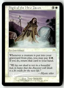 MTG Foil Sigil of the New Dawn - Onslaught Moderately Played English - Image 1