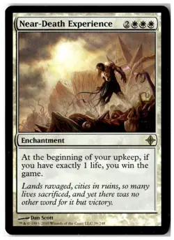 MTG Foil Near-Death Experience - Rise of the Eldrazi Heavily Played English - Image 1