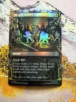 The Last Ronin's Technique - Sewer Frame Foil - Universes Beyond: TMNT - TMT U - Image 3