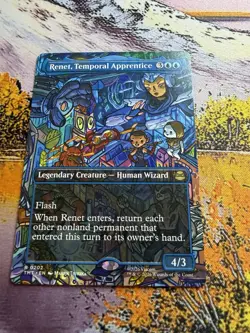 Renet, Temporal Apprentice - Extended Art TMT NM MTG - Image 3