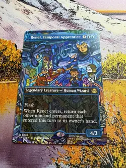 Renet, Temporal Apprentice - Extended Art TMT NM MTG - Image 5