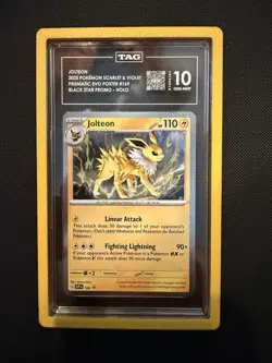 Pokemon TCG Jolteon 169 Sv: Scarlet & Violet Cosmos Holo Promo TAG 10 - Image 1