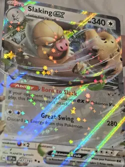 Slaking EX 147/191 S&V Surging Sparks Holo Double Rare Pokemon Card - Image 3