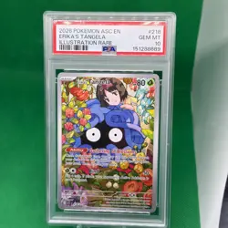 2026 POKEMON ASC EN-ASCENDED HEROES ILLUSTRATION RARE ERIKA'S TANGELA PSA 10 - Image 1