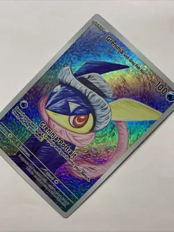 Greninja With Grey Felt Hat Pokemon Card Holo Foil Art Anime Van Gogh Portrait - Image 3