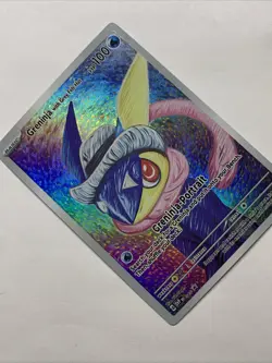 Greninja With Grey Felt Hat Pokemon Card Holo Foil Art Anime Van Gogh Portrait - Image 4