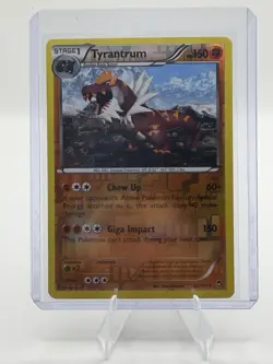 Tyrantrum Furious Fists XY 62/111 Reverse Holo Pokemon TCG NM - Image 3