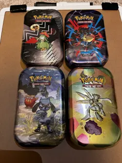Pokemon Mini Tin Lot. 1 Tin Each of 151, Ascended Heroes, B&W, and Mega Heroes!! - Image 2
