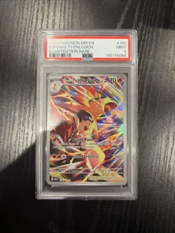Pokemon TCG Ethan's Typhlosion Destined Rivals Illustration Rare 190/182 PSA 9 - Image 1