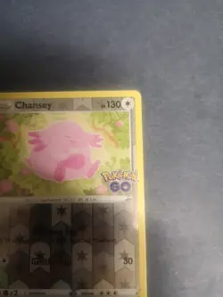 Pokemon Sword & Shield: Pokemon GO "CHANSEY" #051/078 Trading Card Reverse Holo - Image 4