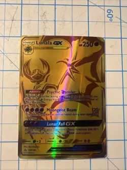 Lunala GX Custom Fun Fan Art Card Pokemon Card - Image 1