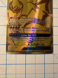 Lunala GX Custom Fun Fan Art Card Pokemon Card - Image 3
