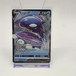 Pokemon Kyogre V 037/159 Crown Zenith Ultra Rare Holo Card Water Type 230 HP - Image 1
