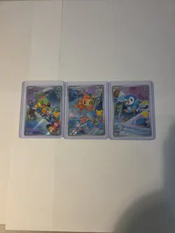 Pokemon TCG First Partner Illustration Collection Series 1 Gen 4 Sinnoh Starters - Image 1