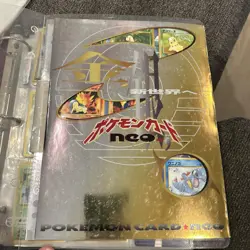 Pokemon Japanese 1999 Neo Genesis Promo Series 01 9-Card Binder Holo - Image 2