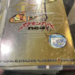 Pokemon Japanese 1999 Neo Genesis Promo Series 01 9-Card Binder Holo - Image 3