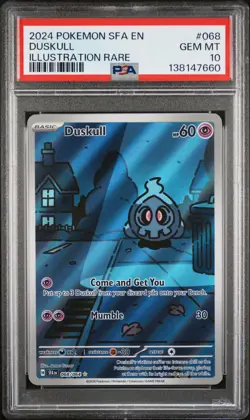 Duskull IR 068/064 Pokemon 2024 Shrouded Fable PSA 10 - Image 1