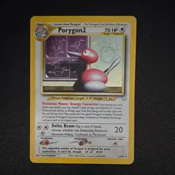 Pokemon Porygon2 Holo Rare Neo Revelation Stage 1 70 HP 12/64 TCG English - Image 1