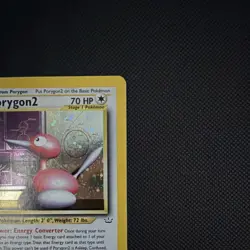 Pokemon Porygon2 Holo Rare Neo Revelation Stage 1 70 HP 12/64 TCG English - Image 3