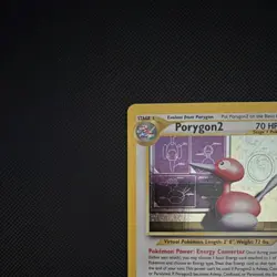 Pokemon Porygon2 Holo Rare Neo Revelation Stage 1 70 HP 12/64 TCG English - Image 4