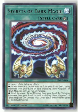 #LED6-EN004 - Secrets of Dark Magic - Rare,1st Ed WB1 R - Image 1