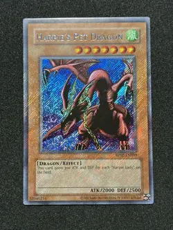 Yu-Gi-Oh Harpie's Pet Dragon RP02-EN093 Retro Pack 2 Reprint Secret Rare w/Bonus - Image 1