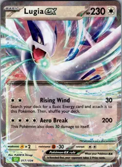 Lugia ex Classic Collection Trading Card Game Classic 017/034 Near Mint - Image 1
