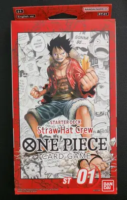 New Sealed One Piece TCG: Straw Hat Crew Starter Deck 1 ST 01 English - Image 1