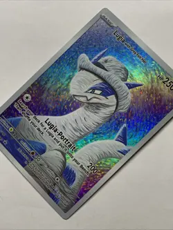 Cool Lugia With Grey Felt Hat Pokemon Card Holo Foil Art Anime Van Gogh Portrait - Image 3
