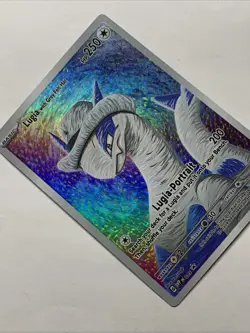 Cool Lugia With Grey Felt Hat Pokemon Card Holo Foil Art Anime Van Gogh Portrait - Image 4