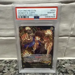 Monkey D. Luffy ST13-003 - One Piece Premium Leader Collection - PSA 10 - Image 1