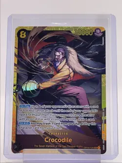 CROCODILE 2026 ONE PIECE THE AZURE SEA'S SEVEN SUPER RARE A #OP14-120 Q3688 - Image 1