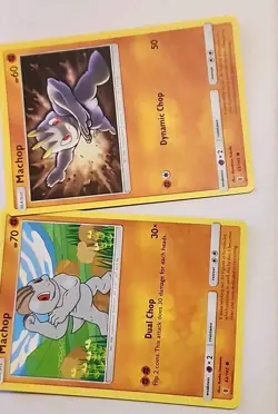 Pokemon Sun & Moon Guardians Rising Card Machop 2 Lot 62/145 & 63/145 Common - - Image 4