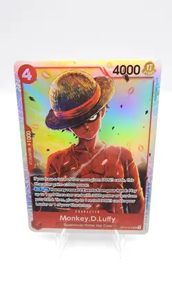 Monkey D. Luffy OP12-015 SR Legacy of the Master - ONE PIECE Card Game ENGLISH - Image 1