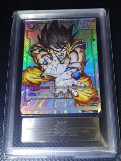 Dragon Ball Super Card Game Fusion World Son Goku Promo Card ARS10+ with Certifi - Image 2