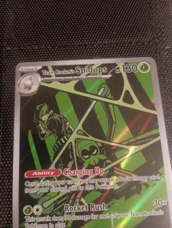 Pokemon TCG Team Rockets Spidops Card 187/182 Destined Rivals NM English - Image 3