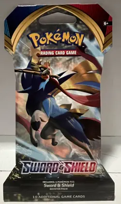 Pokemon Sword and Shield Trading Card Game Booster Pack 820650806520 - Image 1
