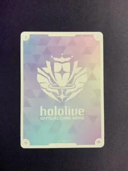 Hololive official card game Tsunomaki Watame Signed hBP03-007 SEC foil O3564 - Image 2