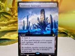 Soulstone Sanctuary rare border less magic the gathering trading card singles - Image 1
