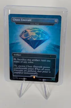 MTG Chaos Emerald - Lotus Petal (7036) | Cyan | Secret Lair Drop (SLD) | Sonic - Image 3