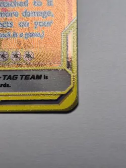 Reshiram and Charizard GX Premium Collection Gold Promo Card SM247 Pokemon TCG - Image 3