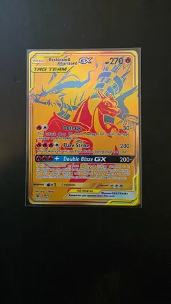 Reshiram and Charizard GX - Sm247 Promo - Sun & Moon - Pokemon TCG - Image 1