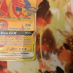 Pokemon TCG Reshiram And Charizard GX SM247 Black Star Promo NEAR MINT - Image 4