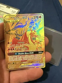 Pokemon TCG Reshiram and Charizard GX SM247 Promo Card - Image 1