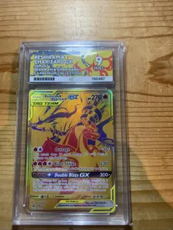 Pokemon TCG Reshiram and Charizard GX Tag Team SM247 ACE 9 - Image 1