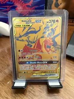Pokemon TCG Reshiram & Charizard GX Sun & Moon SM247 Holo Promo - Image 1