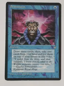 MTG Ice Age Brainstorm 61 MP - Image 1