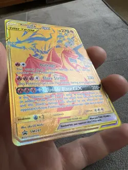 Pokemon TCG Reshiram and Charizard GX Tag SM247 Team Promo Card - Image 2