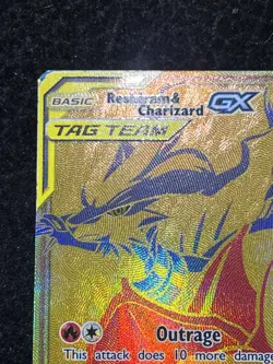 Pokemon TCG Reshiram & Charizard GX Sun & Moon Sm247 Holo Promo - Image 2