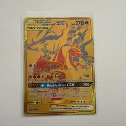 Pokemon TCG Reshiram & Charizard GX Sun & Moon Sm247 Holo Promo - Image 1